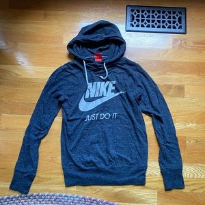 Grey Nike Sportswear Hoodie